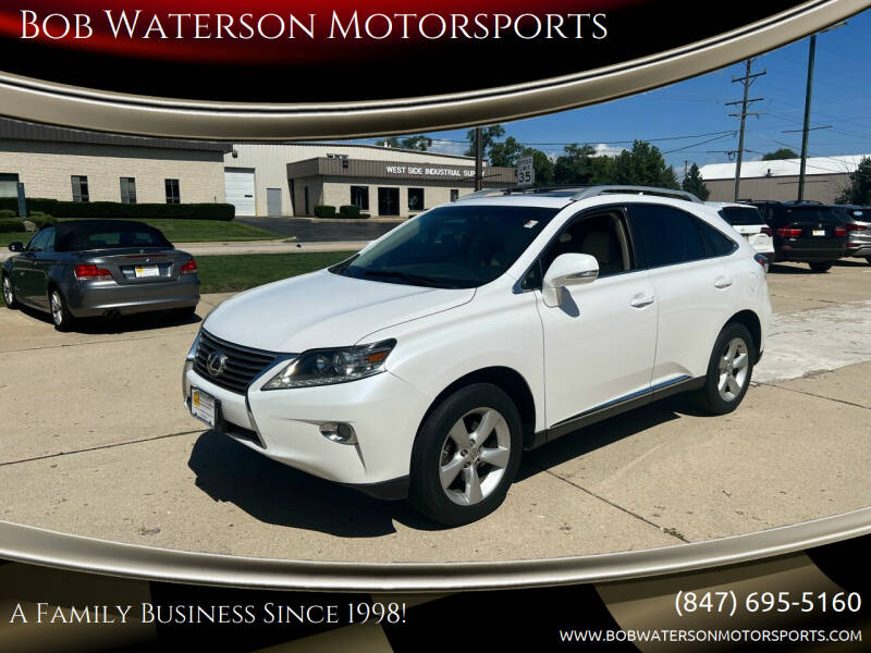 2013 Lexus RX 350 for sale at Bob Waterson Motorsports in South Elgin IL