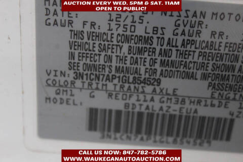 2016 Nissan Versa 1.6 S