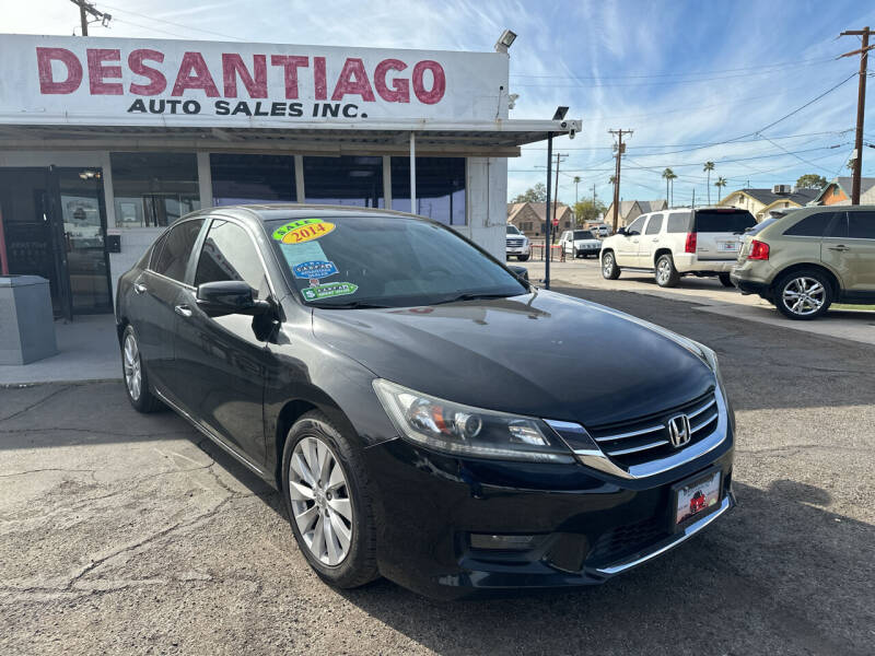 2014 Honda Accord for sale at DESANTIAGO AUTO SALES in Yuma AZ