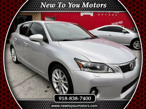 2011 Lexus CT 200h for sale at New To You Motors in Tulsa OK