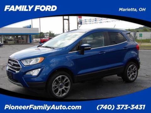 2018 Ford EcoSport for sale at Pioneer Family Preowned Autos of WILLIAMSTOWN in Williamstown WV