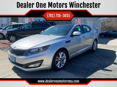 2013 Kia Optima for sale at Dealer One Motors Winchester in Winchester MA