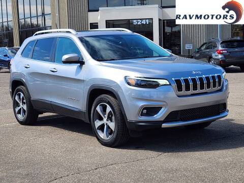 2019 Jeep Cherokee for sale at RAVMOTORS - CRYSTAL in Crystal MN
