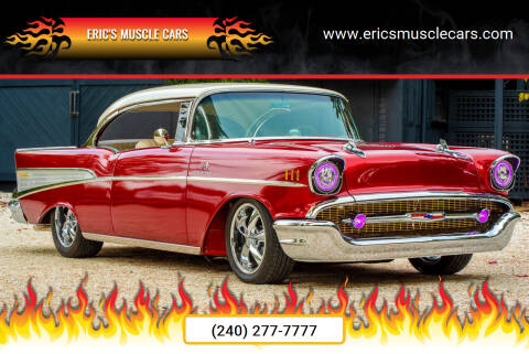 1957 Chevrolet Bel Air for sale at Eric's Muscle Cars in Clarksburg MD