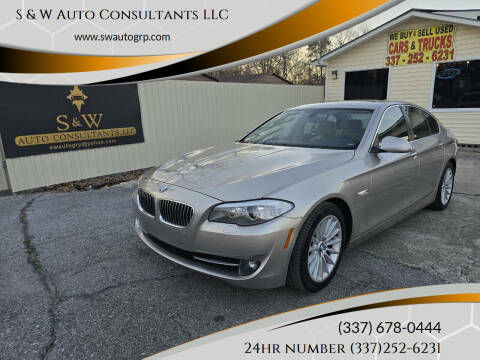 2013 BMW 5 Series for sale at S & W Auto Consultants LLC in Opelousas LA