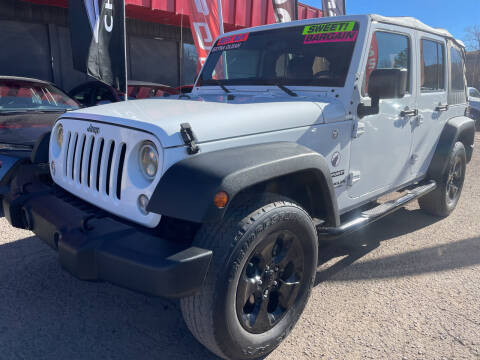 2017 Jeep Wrangler Unlimited for sale at Duke City Auto LLC in Gallup NM