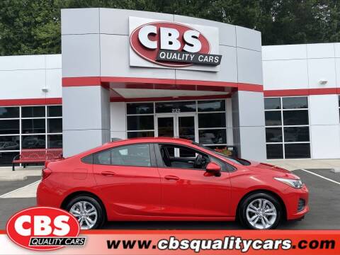 2019 Chevrolet Cruze for sale at CBS Quality Cars in Durham NC