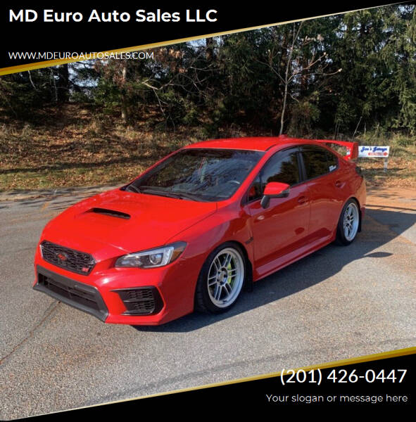 2020 Subaru WRX for sale at MD Euro Auto Sales LLC in Hasbrouck Heights NJ