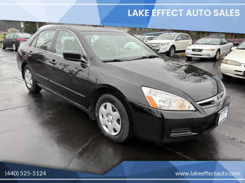 2006 Honda Accord for sale at Lake Effect Auto Sales in Chardon OH