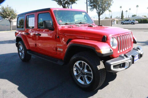 2020 Jeep Wrangler Unlimited for sale at DIAMOND VALLEY HONDA in Hemet CA