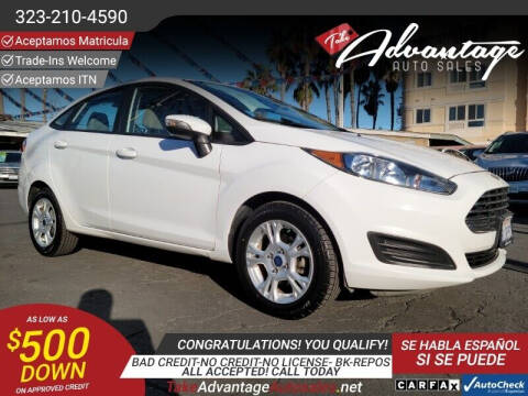 2016 Ford Fiesta for sale at ADVANTAGE AUTO SALES INC in Bell CA