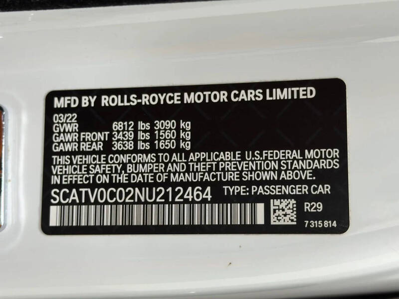 2022 Rolls-Royce Ghost