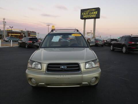 2003 Subaru Forester for sale at Fast Lane Motors in Oklahoma City OK