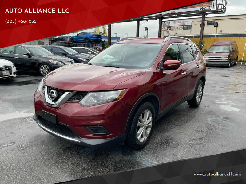 2015 Nissan Rogue for sale at AUTO ALLIANCE LLC in Miami FL