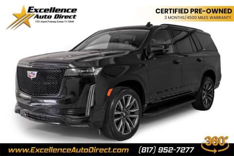 2021 Cadillac Escalade for sale at Excellence Auto Direct in Euless TX