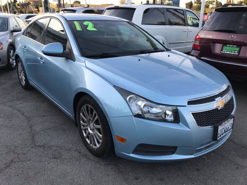 2012 Chevrolet Cruze for sale at CAR GENERATION CENTER, INC. in Los Angeles CA