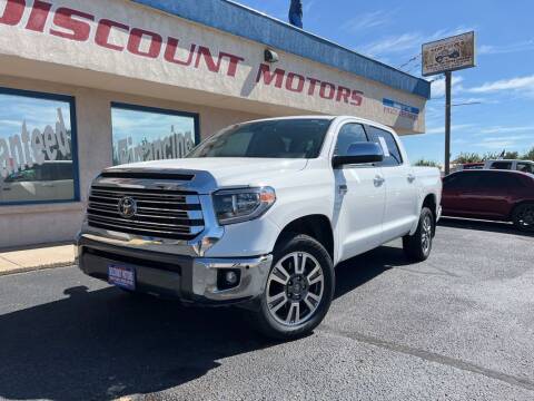 2020 Toyota Tundra for sale at Discount Motors in Pueblo CO