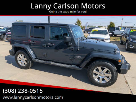 2016 Jeep Wrangler Unlimited for sale at Lanny Carlson Motors in Kearney NE