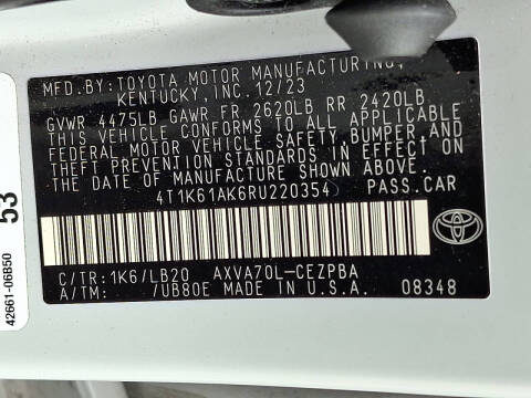 2024 Toyota Camry XSE