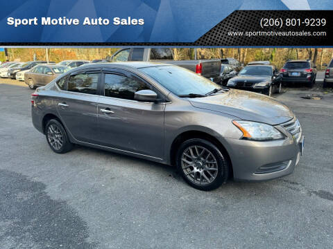 2015 Nissan Sentra for sale at Sport Motive Auto Sales in Seattle WA