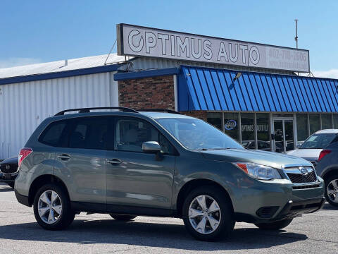 2016 Subaru Forester for sale at Optimus Auto in Omaha NE