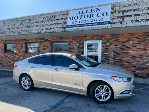 2018 Ford Fusion Hybrid for sale at Allen Motor Company in Eldon MO