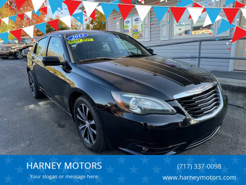 2012 Chrysler 200 for sale at HARNEY MOTORS in Gettysburg PA