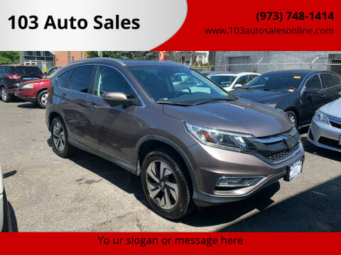 2016 Honda CR-V for sale at 103 Auto Sales in Bloomfield NJ