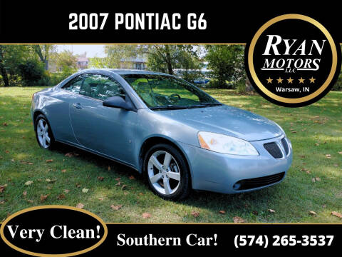 2007 Pontiac G6 for sale at Ryan Motors LLC in Warsaw IN