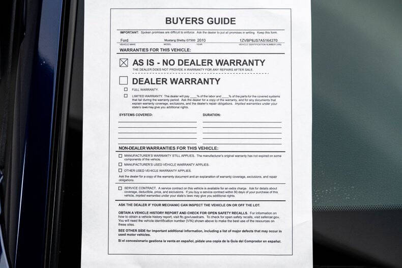 2010 Ford Shelby GT500