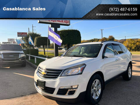 2013 Chevrolet Traverse for sale at Casablanca Sales in Garland TX