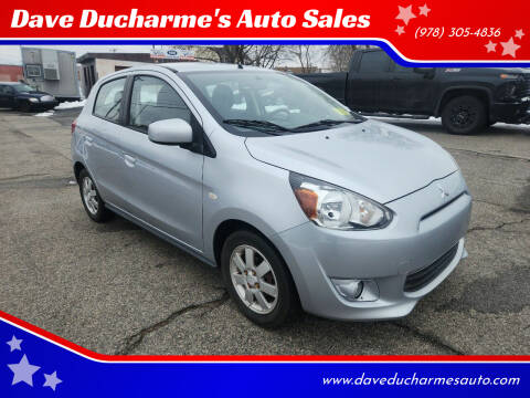 2014 Mitsubishi Mirage for sale at Dave Ducharme's Auto Sales in Lowell MA