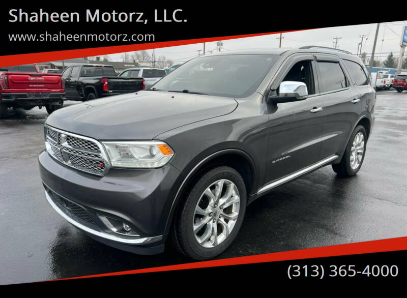 2016 Dodge Durango Citadel Anodized Platinum
