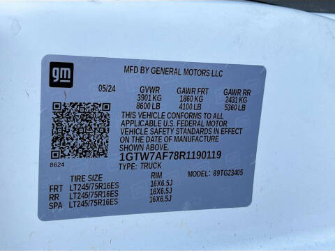 2024 GMC Savana 2500