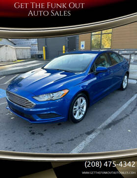 2018 Ford Fusion for sale at Get The Funk Out Auto Sales in Nampa ID