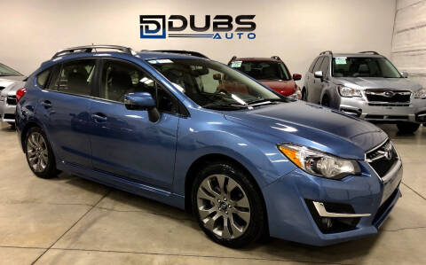 2016 Subaru Impreza for sale at DUBS AUTO LLC in Clearfield UT