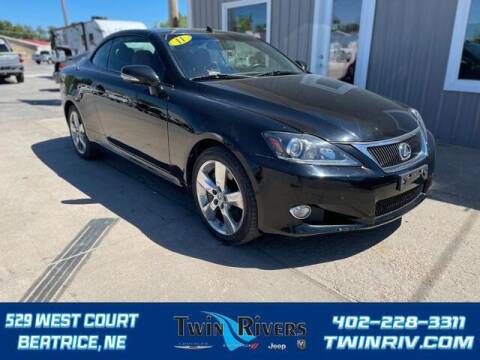 2011 Lexus IS 350C for sale at TWIN RIVERS CHRYSLER JEEP DODGE RAM in Beatrice NE