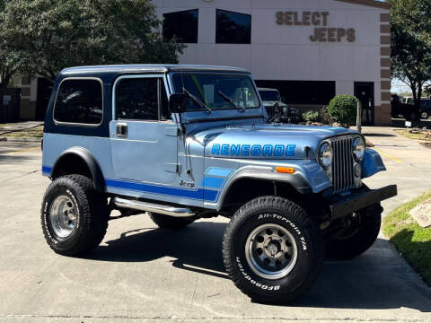1984 Jeep CJ-7 for sale at SELECT JEEPS INC in League City TX