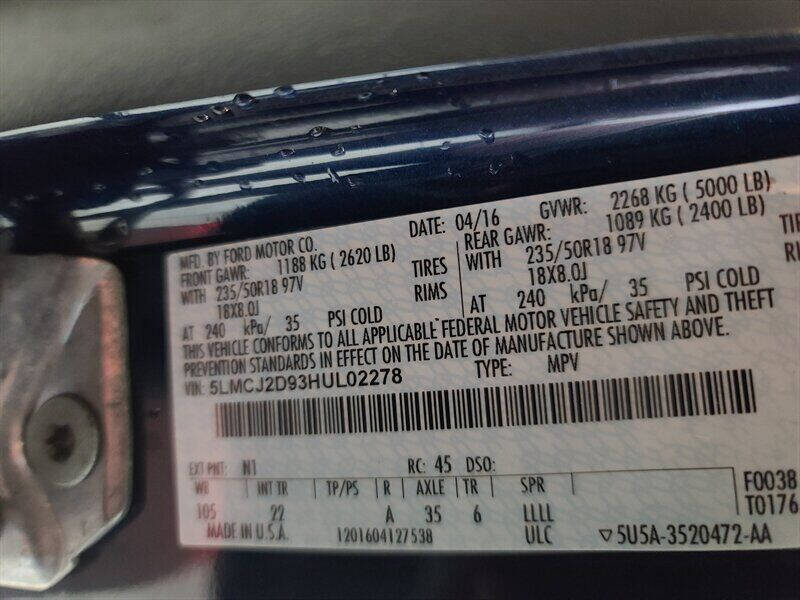 2017 Lincoln MKC Select