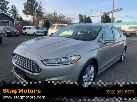 2015 Ford Fusion Hybrid for sale at Stag Motors in Portland OR