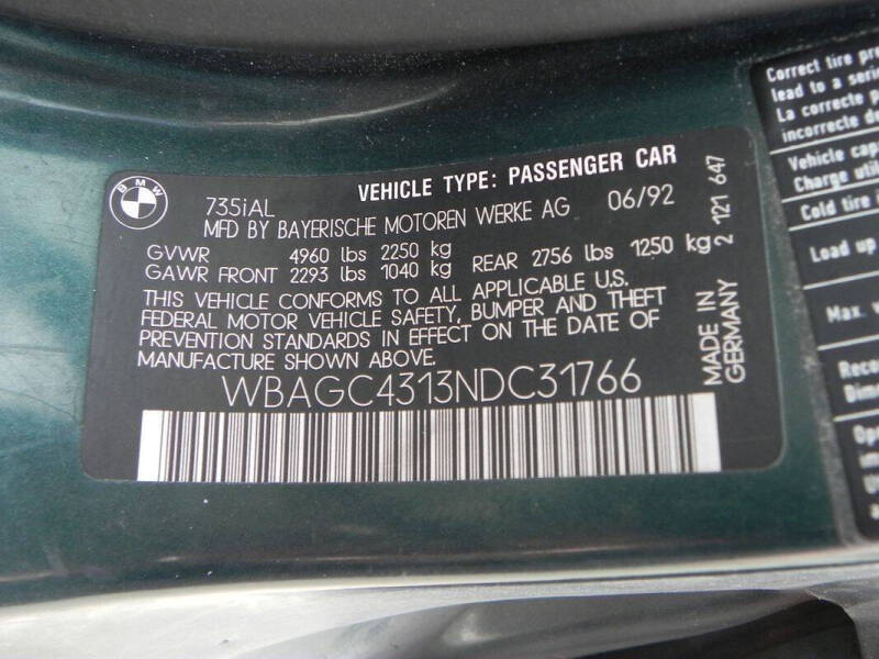 1992 BMW 7 Series 735iL