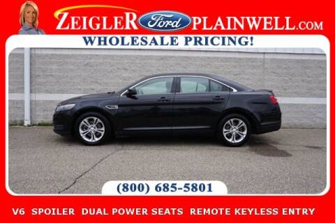 2014 Ford Taurus for sale at Harold Zeigler Ford - Jeff Bishop in Plainwell MI