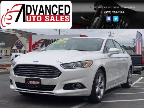 2016 Ford Fusion for sale at Advanced Auto Sales in Dracut MA