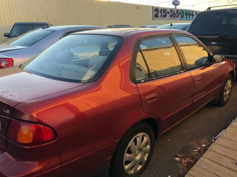 2002 Toyota Corolla for sale at Debo Bros Auto Sales in Philadelphia PA