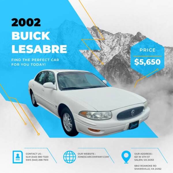 2002 Buick LeSabre for sale at Jones Car Company in Salem VA