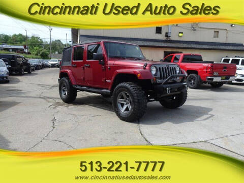2013 Jeep Wrangler Unlimited for sale at Cincinnati Used Auto Sales in Cincinnati OH