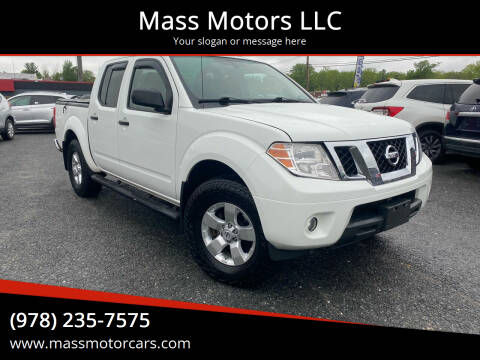 2013 Nissan Frontier for sale at Mass Motors LLC in Worcester MA