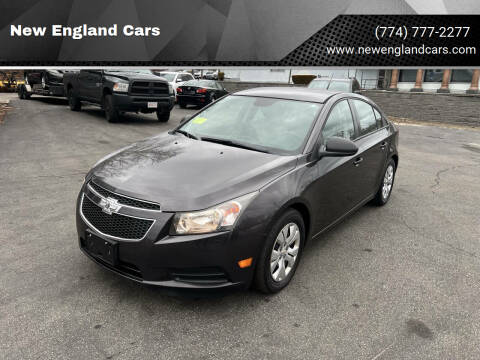 2014 Chevrolet Cruze for sale at New England Cars in Attleboro MA