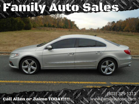 2012 Volkswagen CC for sale at Family Auto Sales in Rock Hill SC