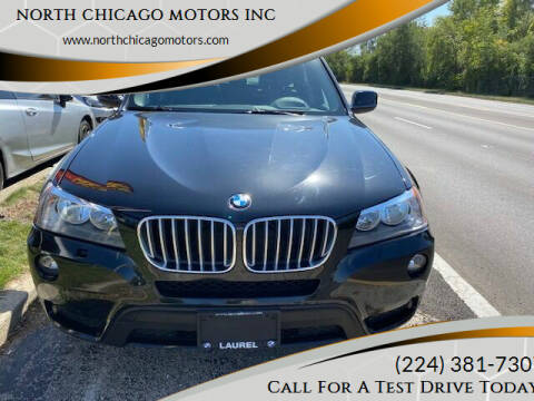 2014 BMW X3 for sale at NORTH CHICAGO MOTORS INC in North Chicago IL